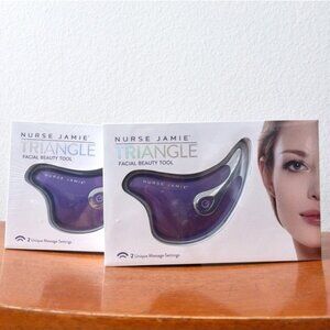 NIB Nurse Jamie TriAngle Facial Beauty Massager Tool Dual Temperature Skincare